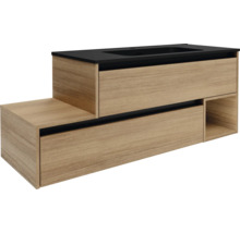 Waschtischunterschrank mit Schubladen und Ablageflächen