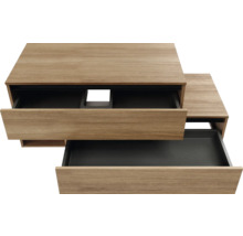 Waschtischunterschrank mit zwei Schubladen