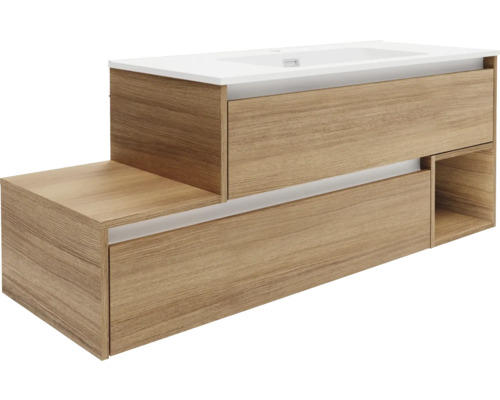 Waschtischunterschrank mit Schubladen und Ablagefläche
