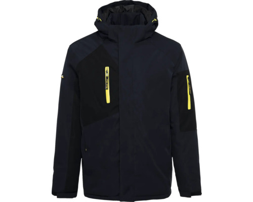 Arbeitsjacke TERRAX Größe XXXL mit Kapuze blau/gelb Winterjacke mit Kapuze