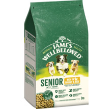 James Wellbeloved Senior Hundefutter mit Truthahn und Reis in einer 2 Kilogramm Packung