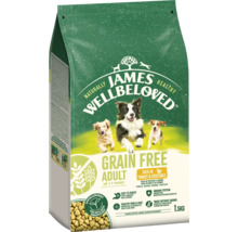 James Wellbeloved Trockenfutter für ausgewachsene Hunde, getreidefrei, mit Truthahn und Gemüse, 1,5 Kilogramm