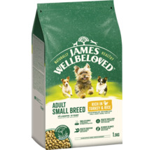 James Wellbeloved Trockenfutter für ausgewachsene Hunde kleiner Rassen mit Truthahn und Reis, 1,5 Kilogramm