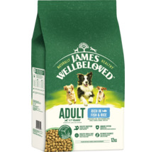 James Wellbeloved Adult Hundefutter mit Fisch und Reis, geeignet für Hunde im Alter von 1 bis 7 Jahren, 12 Kilogramm