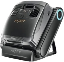 Aiper Logo auf einem Poolreinigungsroboter