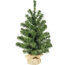 Künstlicher Weihnachtsbaum im Jutesack