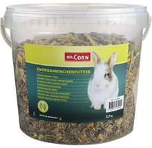 Zwergkaninchenfutter im Eimer von Mr. Corn, 2,7 kg