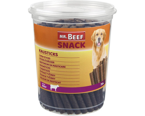 Hundesnack Mr. Beef Kausticks 70 Stk. Kauartikel
