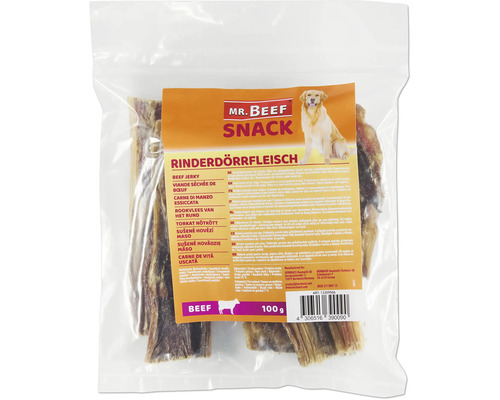 Hundesnack Mr. Beef Dörrfleisch 100 g Kauartikel