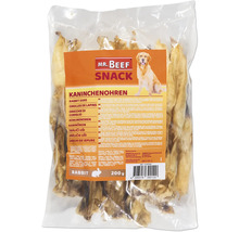 Mr. Beef Snack Kaninchenohren, 200 Gramm