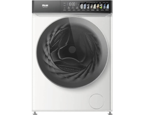 Waschmaschine mit digitalem Display und Trommel