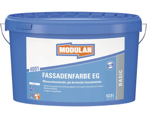 MODULAN 4001 Fassadenfarbe EG weiß 12,5 l