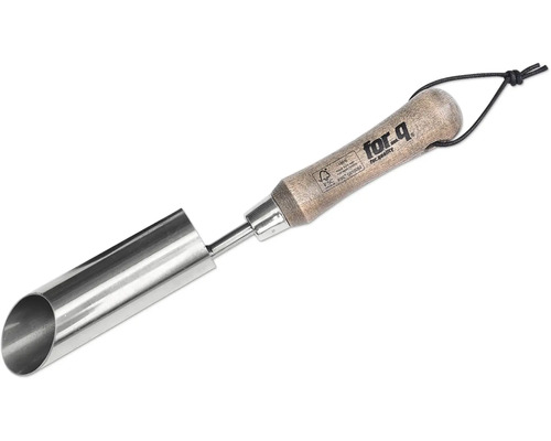 Pflanzholz aus Metall mit Holzgriff