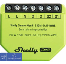 Shelly Dimmer Gen3 intelligenter Dimmregler