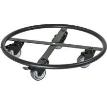 Pflanzenroller aus Metall mit vier Rädern