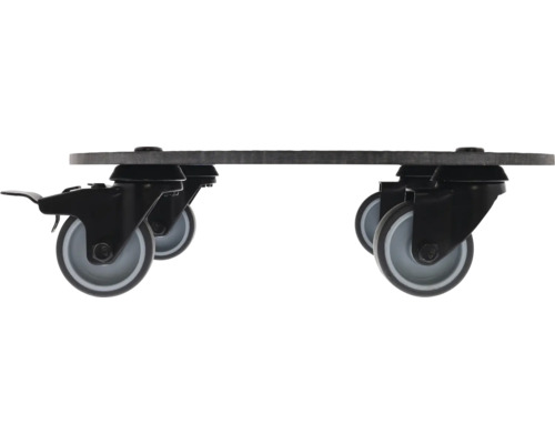 Rollbrett mit vier Lenkrollen