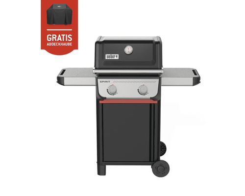 Gasgrill Weber Spirit E-210 mit Seitenablage, Warmhalterost