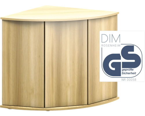 Eckunterschrank mit drei Türen und GS Zeichen für geprüfte Sicherheit