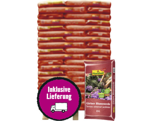 Gärtner Blumenerde FloraSelf Select 60x15 L (= 0,9 m³) Palette inkl. Lieferung Gärtner Blumenerde FloraSelf Select 60x15 L (= 0,9 m³) Palette inkl. Lieferung
