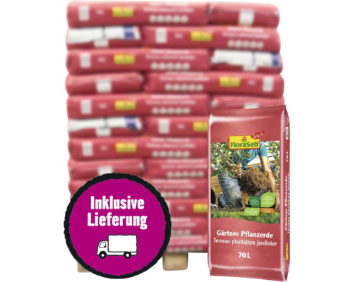 Gärtner-Pflanzerde FloraSelf Select 36x70 L (= 2,52 m³) Palette inkl. Lieferung