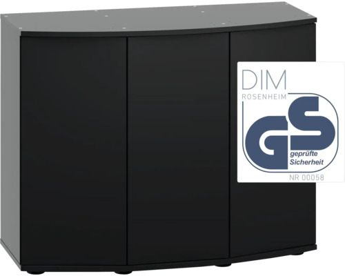 Aquariumunterschrank mit drei Türen und GS Zeichen für geprüfte Sicherheit