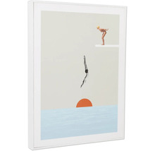 Gerahmtes Bild mit Darstellung von Wassersportlern