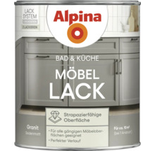 Alpina Möbellack Granit seidenmatt für Bad und Küche