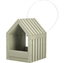 Vogelhaus aus Holz mit Aufhängevorrichtung