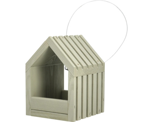 Vogelhaus aus Holz mit Aufhängevorrichtung