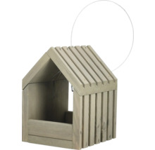 Vogelhaus aus Holz mit Aufhängung