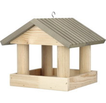 Vogelhaus aus Holz mit Dach zum Aufhängen