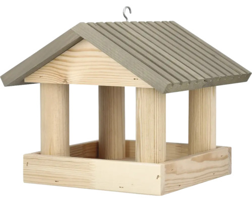 Vogelhaus aus Holz mit Dach zum Aufhängen
