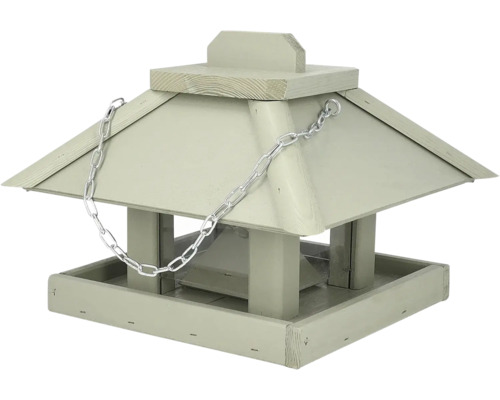 Vogelhaus aus Holz mit Kette zum Aufhängen