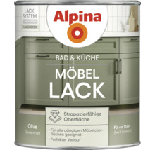 Alpina Möbel Lack Olive seidenmatt für Bad und Küche