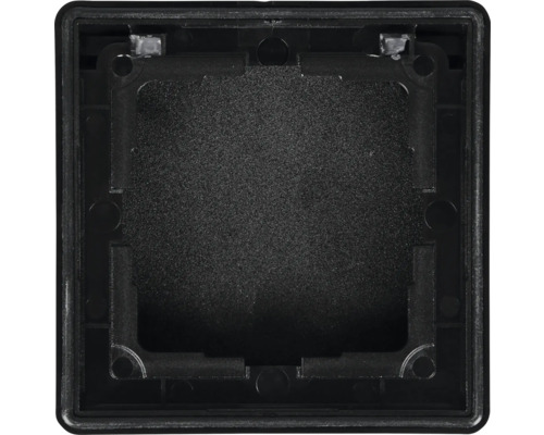 Schwarzer Unterputzrahmen für Schalter