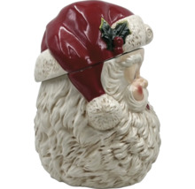 Santa Claus Keksdose aus Keramik