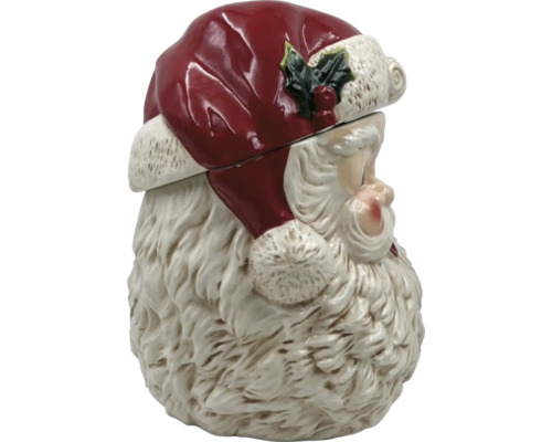 Santa Claus Keksdose aus Keramik