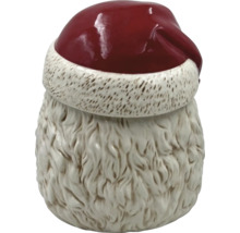 Santa Claus Vorratsglas mit Bart und roter Mütze