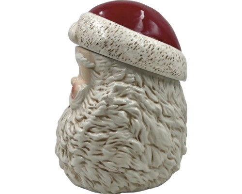 Santa Claus Keksdose aus Keramik
