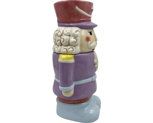 Dekorative Nussknackerfigur aus Keramik