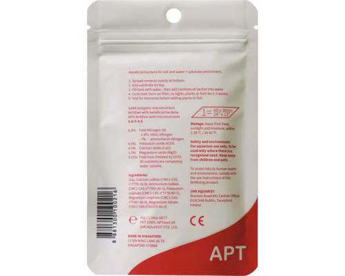 APT-Düngemittelpackung für Aquarien