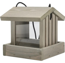 Vogelhaus aus Holz mit Hängeschnur