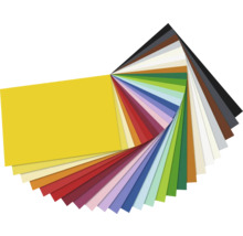 Verschiedenfarbiges Papierfächer