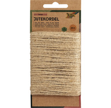 Rolle Natur Jutekordel, circa zwei Millimeter Durchmesser, zwanzig Meter Länge