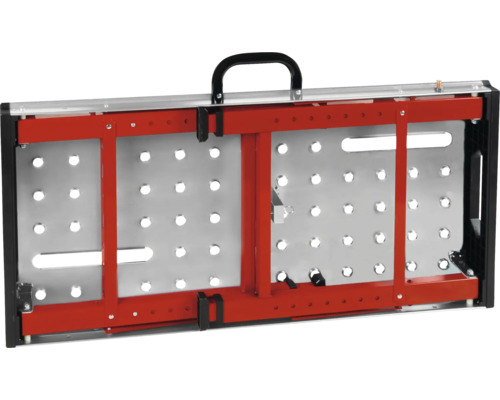 Zusammengeklappte Aluminium-Rollstuhlrampe für den sicheren Transport
