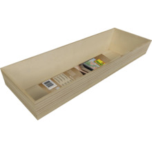 Rechteckiger Pflanzkasten aus Holz