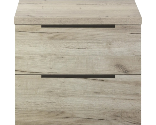 Waschtischunterschrank mit zwei Schubladen in Holzoptik