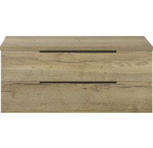 Waschtischunterschrank mit zwei Schubladen im Holzdesign