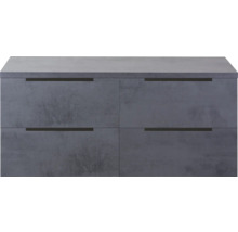 Unterschrank mit vier Schubladen und Griffen