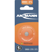 Ansmann Silberoxid Knopfzelle SR69 oder 371, 1,55 Volt